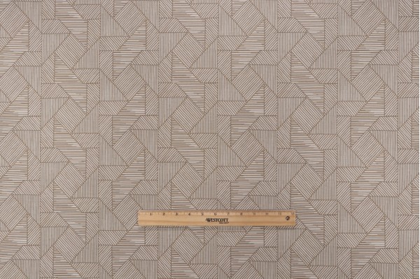 Click for 8 Yards Fretwork Woven Solution Dyed Acrylic Outdoor Fabric in Hemp Fretwork Woven Solution Dyed Acrylic Outdoor Fabric in Hemp
