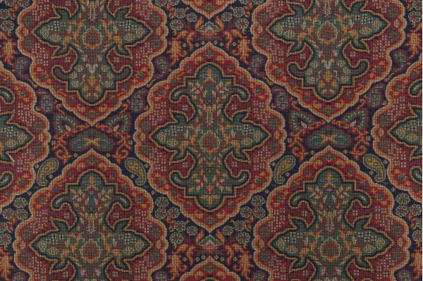 Scalamandre Medallion Tapestry Upholstery Fabric in Multi
