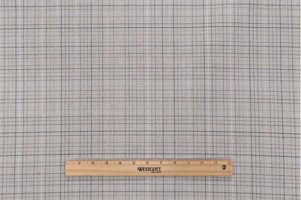 Plaid Woven Upholstery Fabric in Stone