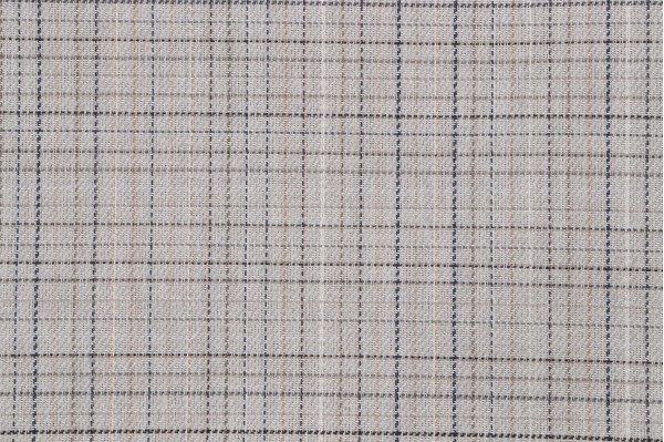 Plaid Woven Upholstery Fabric in Stone