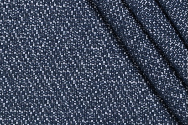 Sunbrella Tailored 42082-0017 Woven Solution Dyed Acrylic Chenille Outdoor Fabric in Indigo