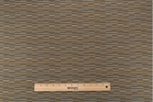 Stripe Woven Decorator Fabric in Lagoon 