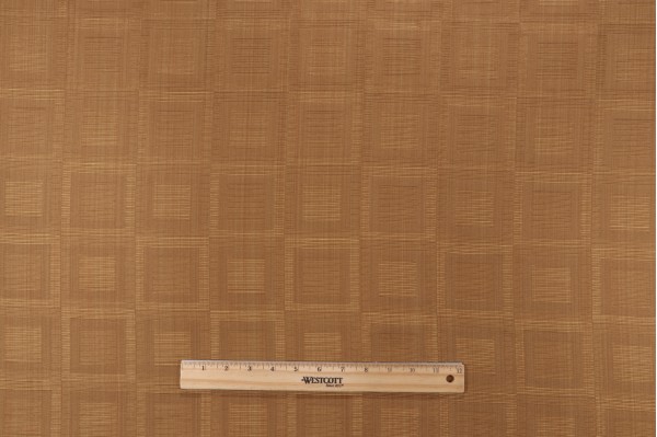 Grey Watkins Juliet Square Damask Decorator Fabric in Bronze 