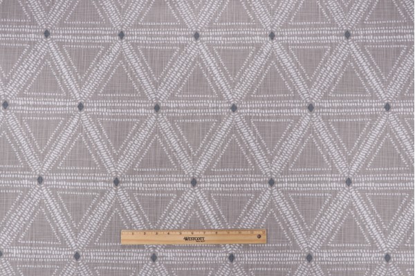 Sample of Lacefield Washed Printed Cotton Drapery Fabric in Alder 