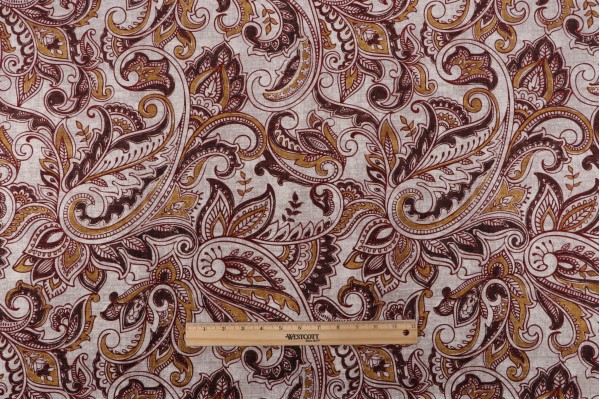 Click for Alisha Printed Velveteen Decorator Fabric in Spice  Alisha Printed Velveteen Decorator Fabric in Spice