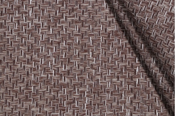 Sample of Cavana Woven Vinyl Coated Upholstery Fabric in Earthen 