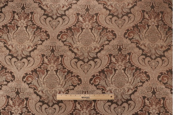 Balenciaga Woven Chenille Upholstery Fabric in Multi Bronze 