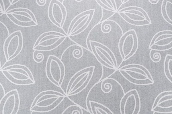 Heritage Fabrics Botanique Embroidered Drapery Fabric in Blue Mist