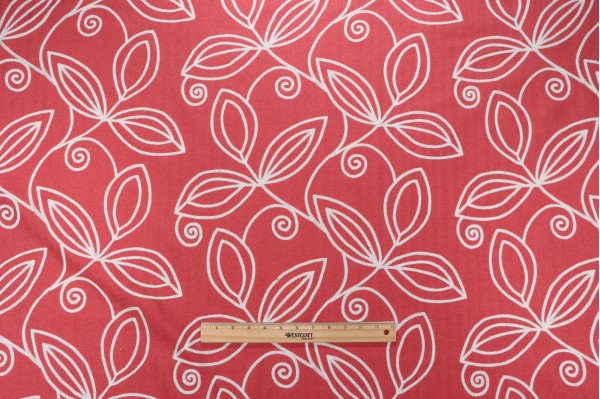 Click for Heritage Fabrics Botanique Embroidered Drapery Fabric in Coral  Heritage Fabrics Botanique Embroidered Drapery Fabric in Coral