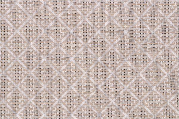 Phifertex Diamond Jacquard Woven Vinyl Mesh Sling Chair Outdoor Fabric in Birch