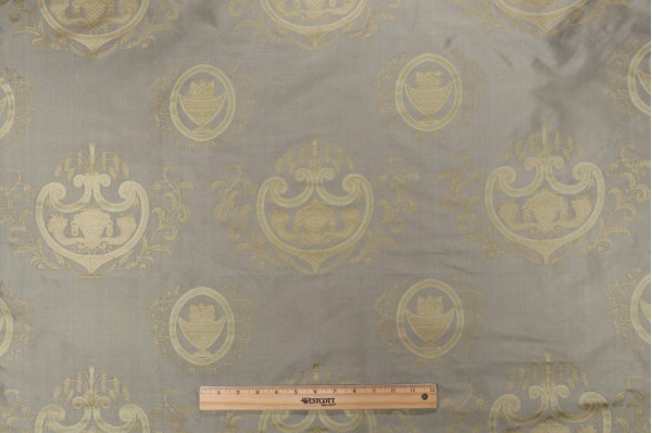 Azuero Printed Silk Decorator Fabric in Sage