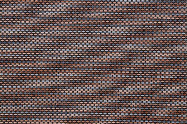 Phifertex Woven Vinyl Mesh Sling Chair Outdoor Fabric in Orange/Blue/Multi