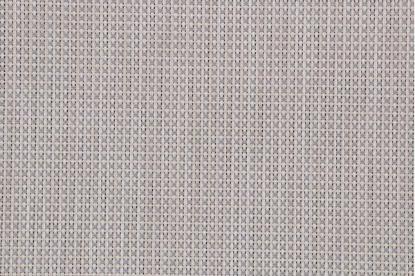 Phifertex Woven Vinyl Mesh & Olefin Sling Chair Outdoor Fabric in Cream/Grey