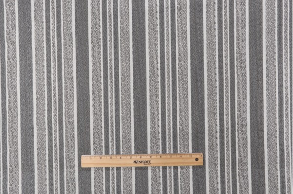 Phifer Geobella Stripe Woven Outdoor Fabric in Blue Steel