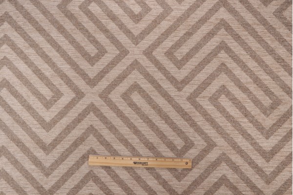 Tampa Woven Chenille Upholstery Fabric in Stone
