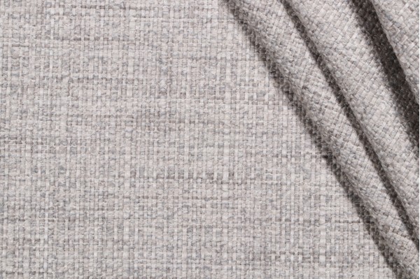 Crypton Gideon High Performance Woven Upholstery Fabric in Platinum
