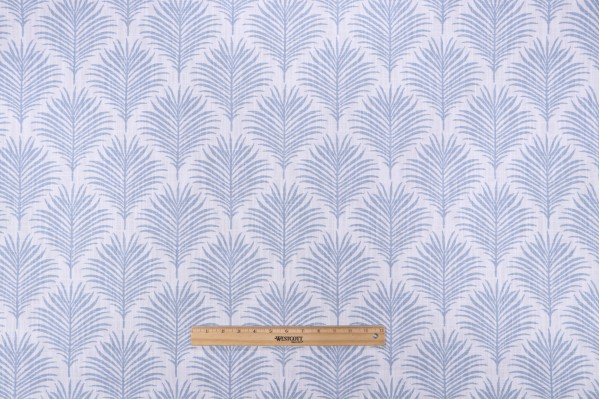 Click for Premier Prints Palmetto - Slub Canvas Printed Cotton Drapery Fabric in Mist  Premier Prints Palmetto - Slub Canvas Printed Cotton Drapery Fabric in Mist