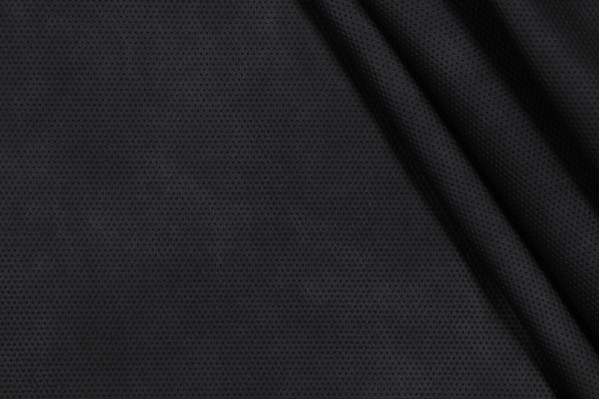 Embossed Vinyl Upholstery Fabric in Black 