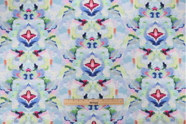 Click for Waverly Reflection Printed Cotton Drapery Fabric in Splash  Waverly Reflection Printed Cotton Drapery Fabric in Splash