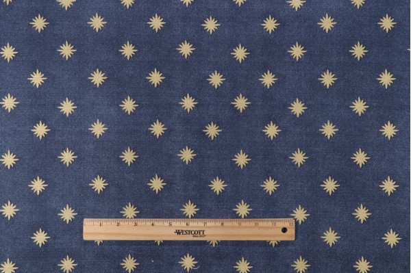 PK Lifestyles Starry Printed Cotton Drapery Fabric in Luna 