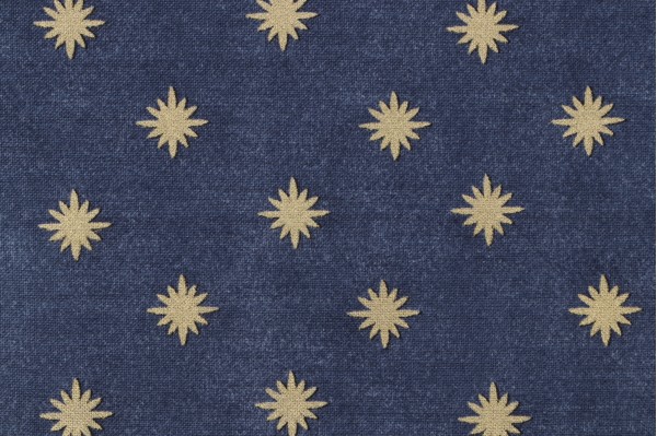 PK Lifestyles Starry Printed Cotton Drapery Fabric in Luna 