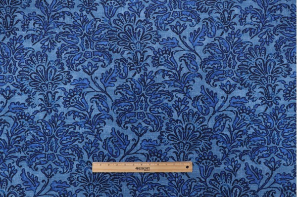 Tommy Bahama Batiking Printed Polyester Outdoor Fabric in Baltic 