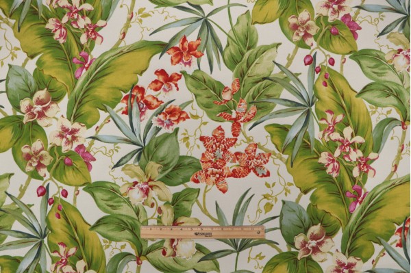 Tommy Bahama Paradise Point Printed Polyester Outdoor Fabric in Fresco 