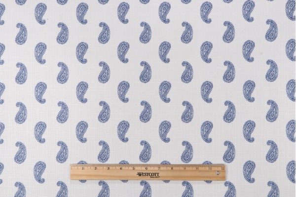 PK Lifestyles Simple Stamp Performance Plus Printed Decorator Fabric in Indigo 