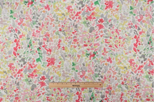 PK Lifestyles Pretty Palette Printed Cotton Drapery Fabric in Spring 