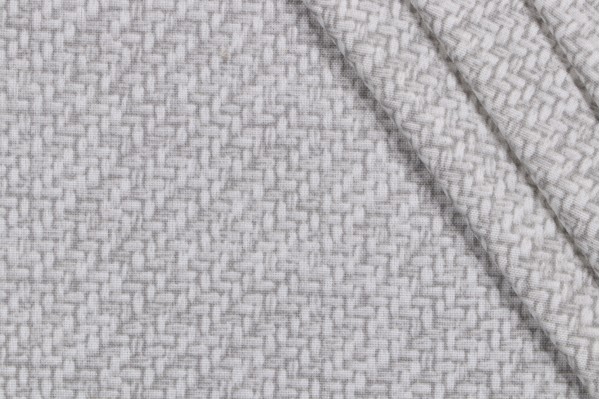 Sample of Tommy Bahama Tampico Printed Polyester Outdoor Fabric in Dove 