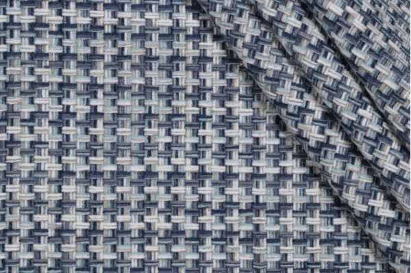 Waverly Touro Woven Chenille Upholstery Fabric in Cielo 