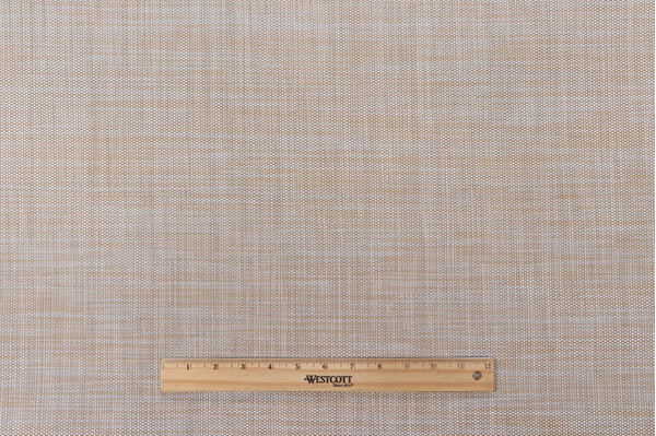 Phifertex Woven Vinyl Mesh Sling Chair Outdoor Fabric in Cornsilk