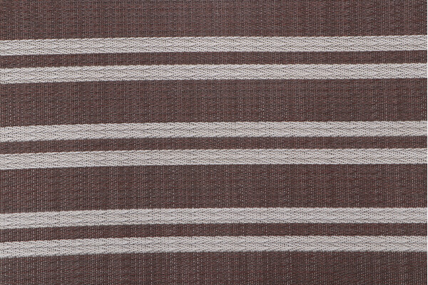 Phifertex Stripe Woven Vinyl Mesh Sling Chair Outdoor Fabric in Redwood