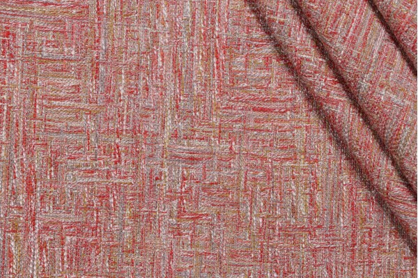 Sample of Roth & Tompkins Montecito Woven Decorator Fabric in Sunset for Heritage Fabrics 