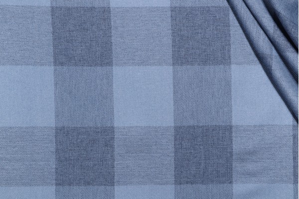 Heritage Fabrics Fleetwood Woven Decorator Fabric in Indigo 