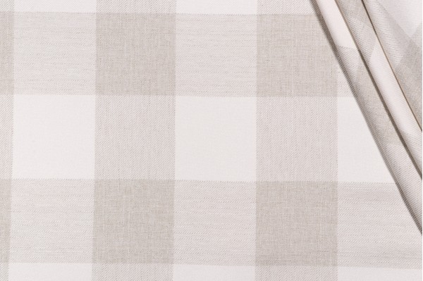 Sample of Heritage Fabrics Fleetwood Woven Decorator Fabric in Stone 