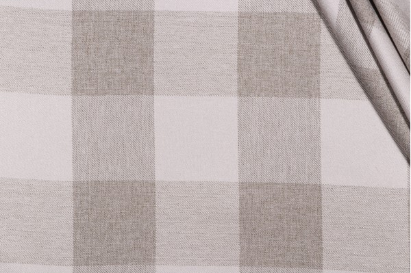 Sample of Heritage Fabrics Fleetwood Woven Decorator Fabric in Linen 