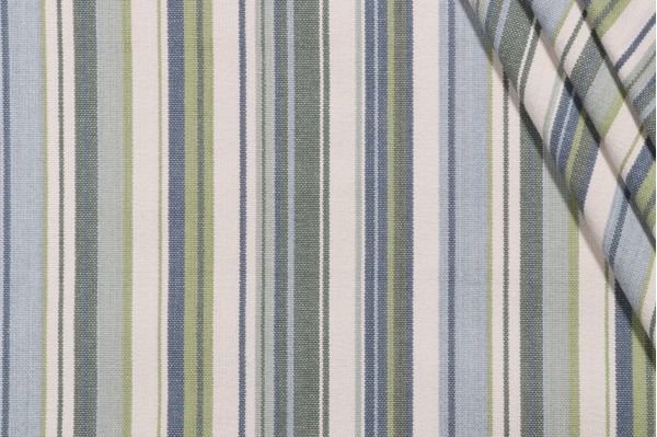 Sample of Roth & Tompkins Victoria Woven Decorator Fabric in Ocean for Heritage Fabrics 