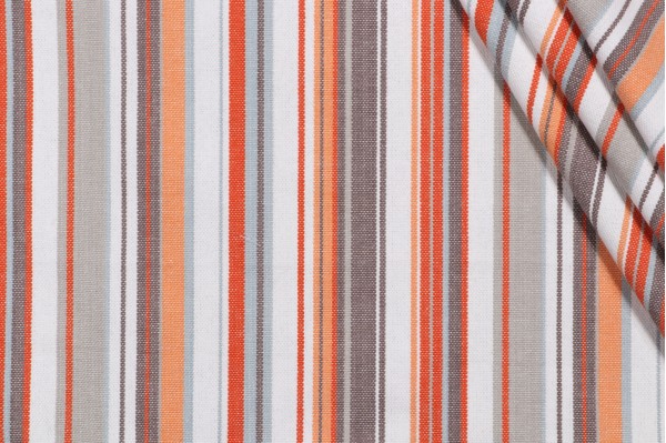 Sample of Roth & Tompkins Victoria Woven Decorator Fabric in Persimmon for Heritage Fabrics 