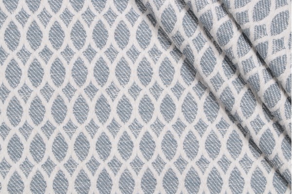 Roth & Tompkins Summit Woven Decorator Fabric in Bayblue for Heritage Fabrics 