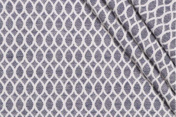 Sample of Roth & Tompkins Summit Woven Decorator Fabric in Navy for Heritage Fabrics 