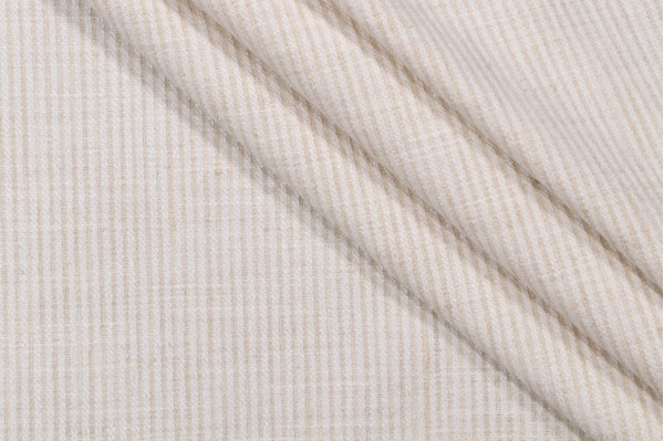 P Kaufmann Bottom Line Woven Chenille Upholstery Fabric in Oyster