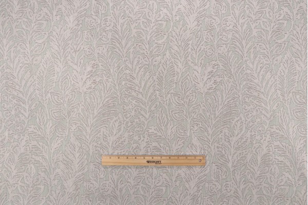 PK Lifestyles Climbing Leaves Woven Chenille Upholstery Fabric in Sage