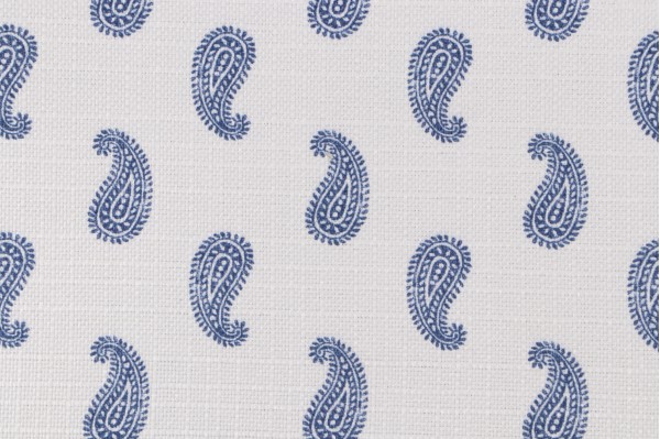 PK Lifestyles Simple Stamp Performance Plus Printed Decorator Fabric in Indigo
