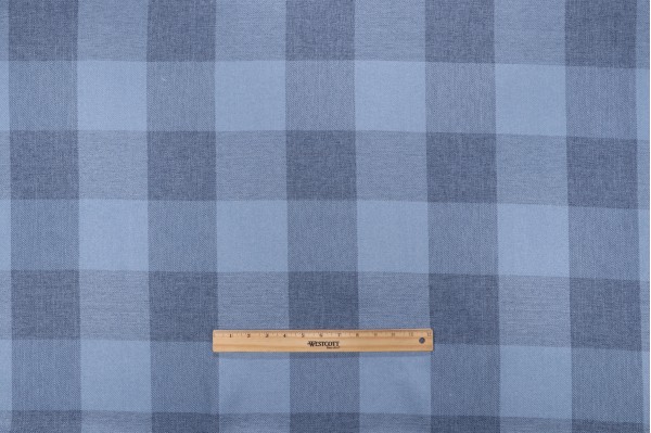 Heritage Fabrics Fleetwood Woven Decorator Fabric in Indigo 
