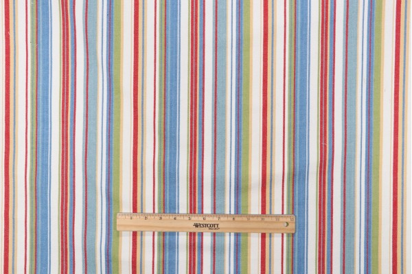 Roth & Tompkins Victoria Woven Decorator Fabric in Primary for Heritage Fabrics 