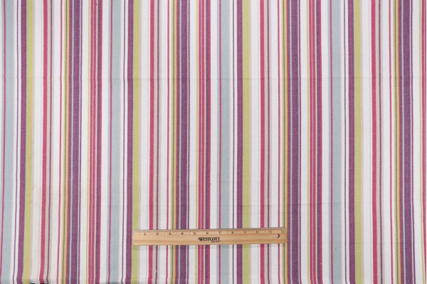 Sample of Roth & Tompkins Victoria Woven Decorator Fabric in Mulberry for Heritage Fabrics 