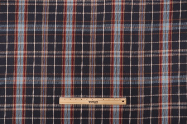 Sample of Roth & Tompkins Parkhill Woven Decorator Fabric in Lake for Heritage Fabrics 