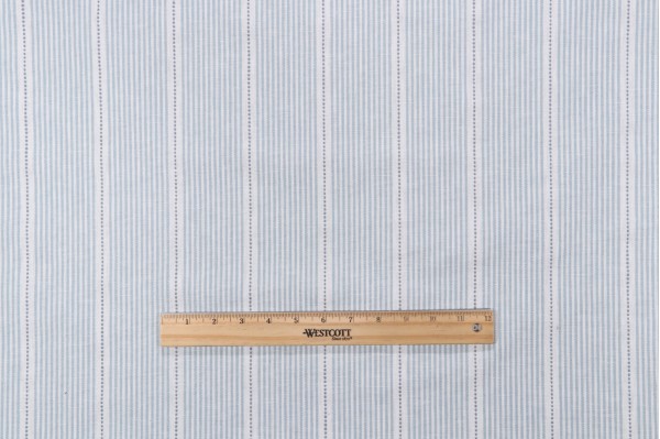 Roth & Tompkins Interchange Woven Decorator Fabric in Cornflower for Heritage Fabrics 