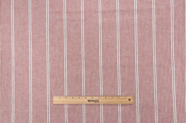 Roth & Tompkins Interchange Woven Decorator Fabric in Raspberry for Heritage Fabrics 